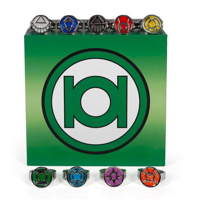 SalesOne LLC DC Comics Green Lantern Power Rings Emotional Spectrum Power Rings | 9 Ring Set, 4 of 8