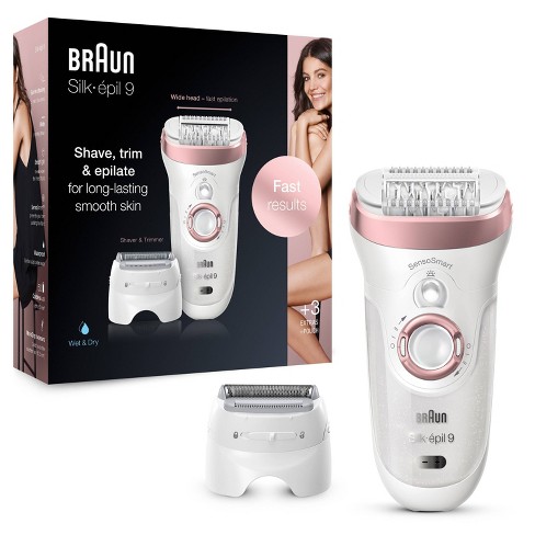 toevoegen aan Goed opgeleid Garantie Braun Silk-epil 9-720 2-in-1 Women's Cordless Wet & Dry Epilator + Bikini  Trimmer + 2 Extra Accessories : Target