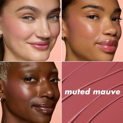 e.l.f. Soft Glam Cream Blush - Muted Mauve - 0.31oz