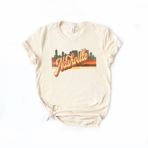 Nashville Tennessee Graphic T-Shirt for Women in Ivory