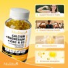 Mulittea Calcium Magnesium Zinc Capsules with Vitamind3 for Strong Bones & Teeth | Heart & Immune Support - 3 of 4