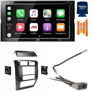JVC KW-V950BT 6.8" CarPlay/Android Auto Digital Receiver Bundle, Wrangler 03-06 - 1 of 4