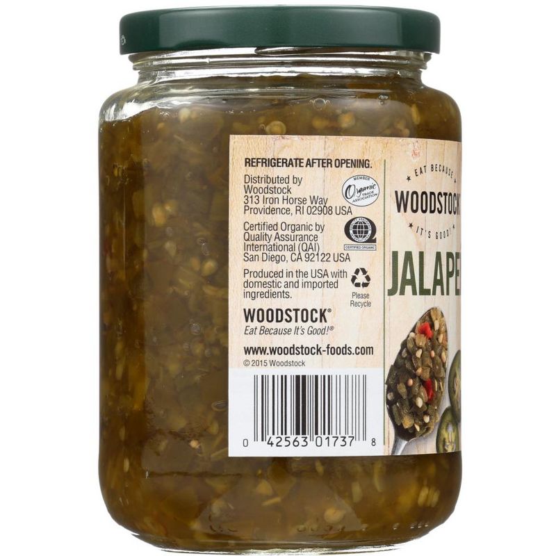 Woodstock Foods Organic Jalapeño Relish - Case of 6/16 oz, 4 of 7