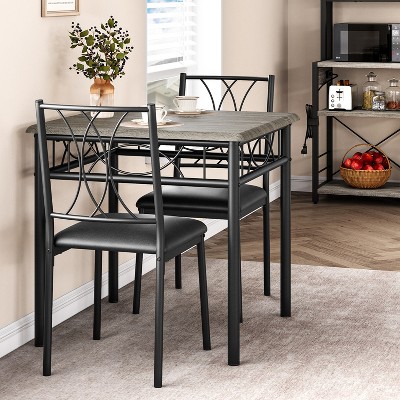 Garvee Dining Table Set, Dining Table Set: Small Rectangle Table & Chairs for Kitchens, Dining Room