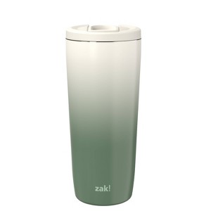 Zak Designs 20 fl oz Stainless Steel Vacuum Serenity Tumbler with Slide Lid - 1 of 4