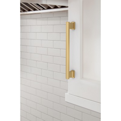 Champagne Bronze Modern Cabinet Pull with Mounting Hardware