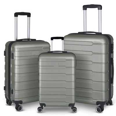 Luggage Set of 3, Suitcases with Spinner Wheels Hardside Expandable Luggage Suitcase Set with TSA Lock for Travel