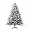 Aghana Digitals Modern 70.9" Green Pre-lit Christmas Tree with 300 Warm White LED Lights, PVC/PE - 4 of 4
