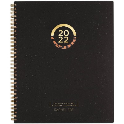 2022 Planner Large W/M Printed & Diecut Glitter Poly - Rachel Zoe for Cambridge