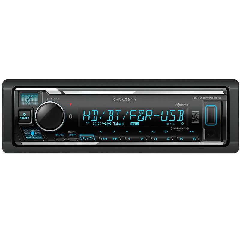 Kenwood KMM-BT732HD Digital Media Receiver with Bluetooth, HD Radio, & Alexa Built-In., 4 of 7