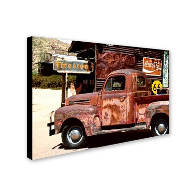 Trademark Fine Art -Philippe Hugonnard 'US Truck' Canvas Art - 16''x24''