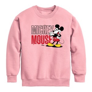 Boys' - Disney - Mickey & Friends Graphic Long Sleeve Fleece Sweatshirt - 1 of 4