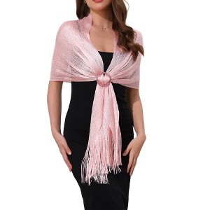 INSPIRE CHIC Women's Fashion 100% Polyester Pashmina Shawls 1 Pc - 1 of 4