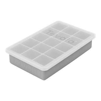 Tovolo Perfect Cube Ice Trays with Lid Oyster Gray