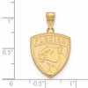 Black Bow Jewelry 10k Yellow Gold Florida Panthers NHL Large Pendant - 2 of 3