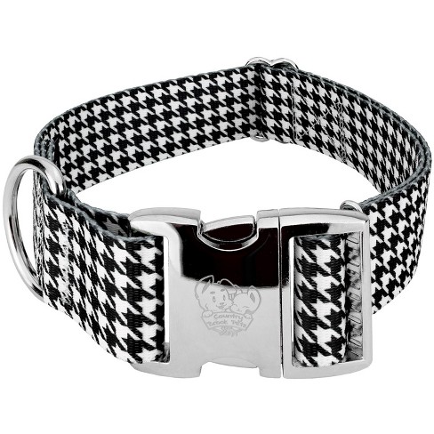 Country Brook Petz 1 1 2 Inch Premium Houndstooth Dog Collar large Target