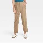 Women's High-Rise Relaxed Fit Tapered Ankle Trousers - A New Day™