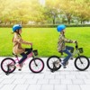 Costway 12"/14"/16"/18" Kid’s Bike with Training Wheels Adjustable Handlebar & Seat Handbrake Black/Pink/Silver - 4 of 4