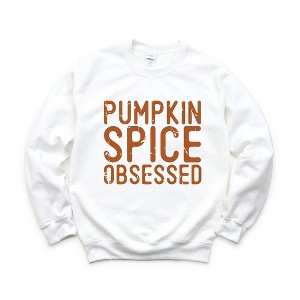 Simply Sage Market Women's Graphic Sweatshirt Pumpkin Spice Obssessed - 1 of 4