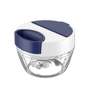 SharpChef 14 oz Hand-Pulled Vegetable Chopper – Manual Food Chopper with Sharp Stainless Steel Blades, Easy to Use, Ideal for Onions, Garlic, Herbs - 1 of 4