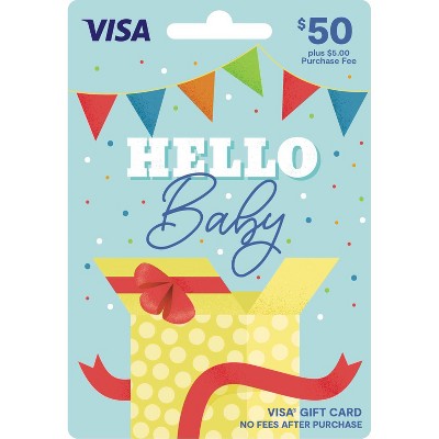 Visa New Baby Gift Card - $50 + $5 Fee