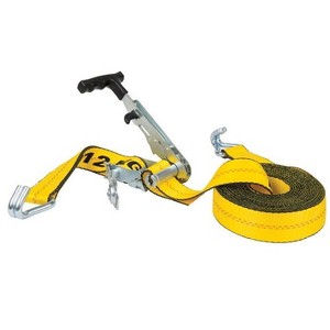Keeper 47222 Ratchet Armour Tie-Down, Yellow, 2" W x 27' L - 1 of 1