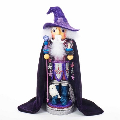 Kurt Adler 18" Hollywood Purple Wizard Nutcracker