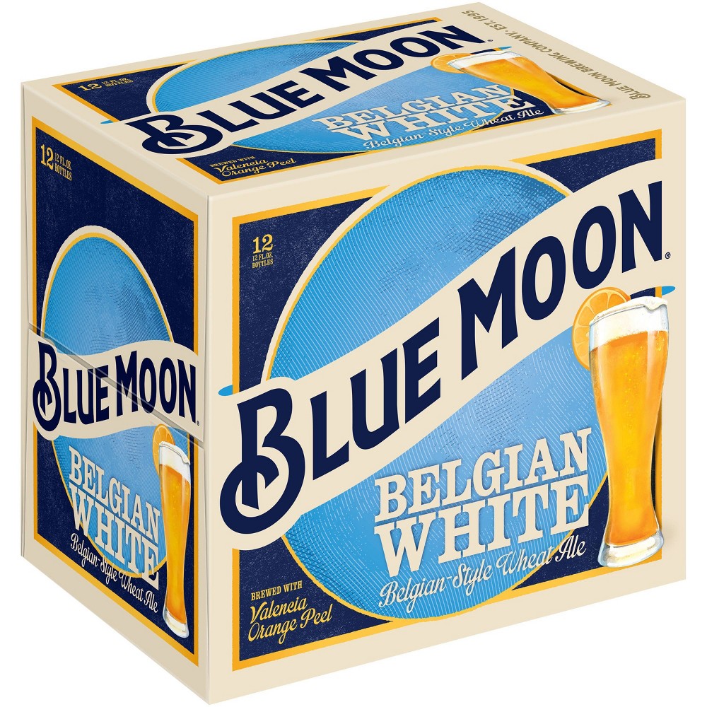 UPC 071990095161 Blue Moon Belgian White Wheat Ale Bottles 12 oz, 12
