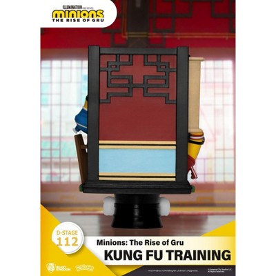 Minions Kung Fu Training Diorama Set with Punching Dummy