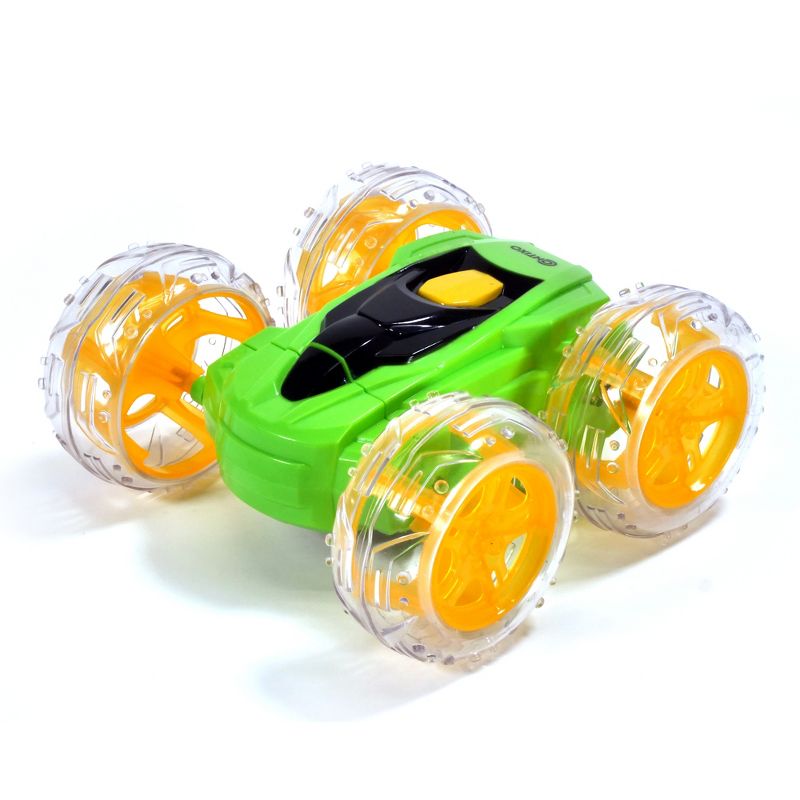 Contixo Remote Control Car SC3  -Stunt Car Toy,  4WD Double Sided 360° Rotating RC  -Green, 5 of 10