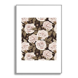 Avenie A Realm Of Roses Dark Academia Metal Framed Art Print - Deny Desings - 1 of 3