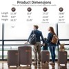 4 PCS Expandable ABS Hard Shell Lightweight Luggage Set with 4 Packing Cubes, Spinner Wheels and TSA Lock 16"20''24''28'' 4M - ModernLuxe - 2 of 4