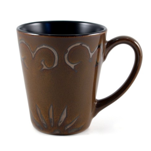 Kook Glazed Coffee Mugs, Java Slate, 15 Oz, Set Of 2 : Target