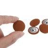 Unique Bargains Metal Shank Round Cloth Covered DIY Sewing Buttons 20 Pcs - 4 of 4