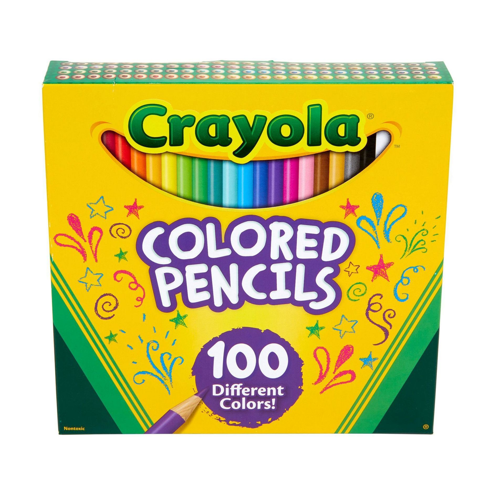Crayola 100ct Sharpened Colored Pencils