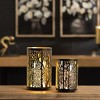 Forest Trees Punched Metal Candle Holder (Set of 2) - 2 of 4