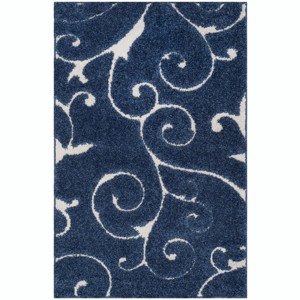 Florida Shag SG455 Power Loomed Area Rug  - Safavieh - 1 of 4