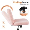Dsvimoy Task and Office Chair Folding Chair with High Density Cushion for Events and Meetings, Pink, 29"*10"*22" - 2 of 4