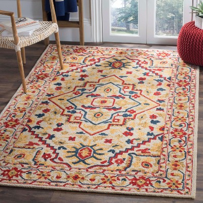 Ivory Elegance 59'' Hand-Tufted Wool Rectangular Area Rug