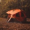 Gazelle T4 4-Person Pop Up Camping Hub Tent w/Removable Floor & Rain Fly, Orange - 2 of 4