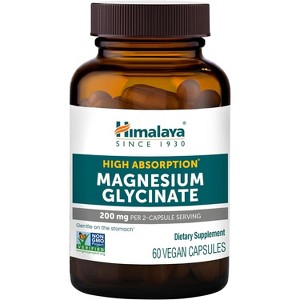 magnesium glycinate glutathione Himalaya Glycinate, 60 Vegan Capsules, High Absorption Dietary Supplement, Chelated, Non-GMO, Gluten-Free, 200mg per 2 Capsule Serving The Natural Dispensary. Magnesium Glycinate