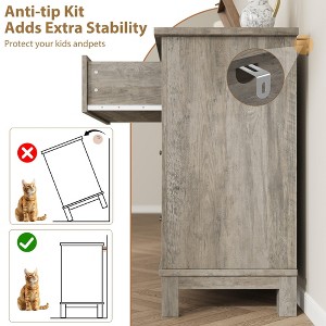 6 Dresser for Bedroom, 47" Wide Drawer Dresser with Storage Freestanding, Wooden Closet Storage Chest for Living Room, Bedroom, - 1 of 4