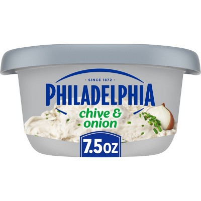 Philadelphia Chive &#38; Onion Cream Cheese Spread  - 7.5oz