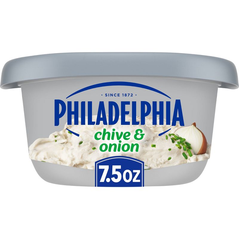 Philadelphia Chive &#38; Onion Cream Cheese Spread  - 7.5oz, 1 of 11
