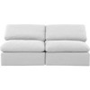 Meridian Furniture,Indulge Linen Textured Fabric Modular Sofa - 4 of 4