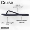 CUSHIONAIRE Cruise Flip Flops for Women Footwear | Vacation Beach Essentials | Casual Sandals with Wide Widths - 4 of 4