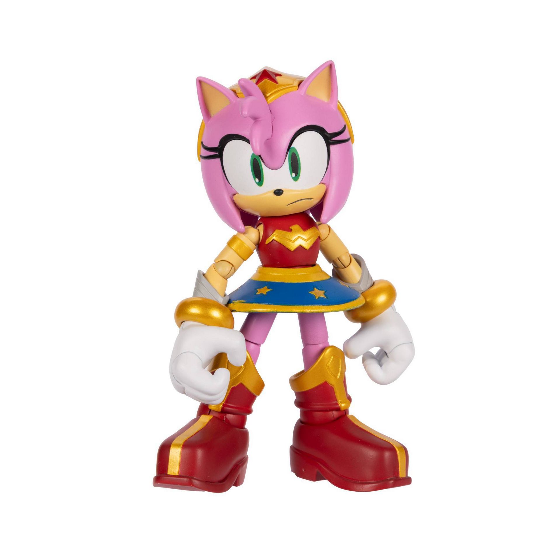 DC x Sonic the Hedgehog 5" Amy as Wonder Woman Action Figure