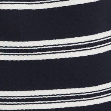 Navy Blue/White Striped