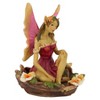 Design Toscano The Red And Green Fairy Of Acorn Hollow Statues - Red - 3 of 4