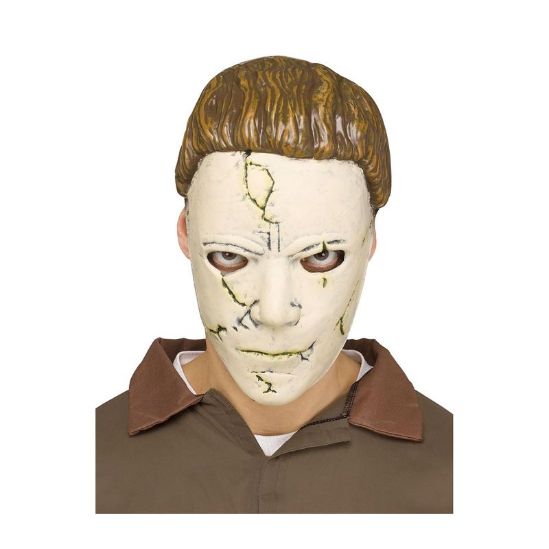 Funworld Halloween Michael Myers Adult Costume Memory-Flex Mask | One Size, 1 of 2